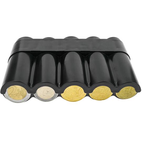 Münzbox - Kompakter mit 5 Münzen, münzen sortierer, coin holder