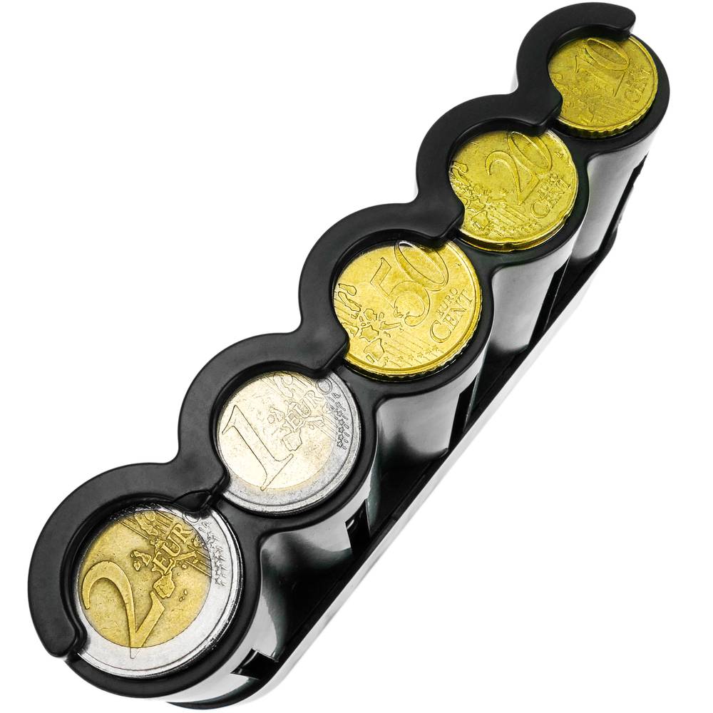 Porta monedas, caja de almacenamiento de monedas de para monedas