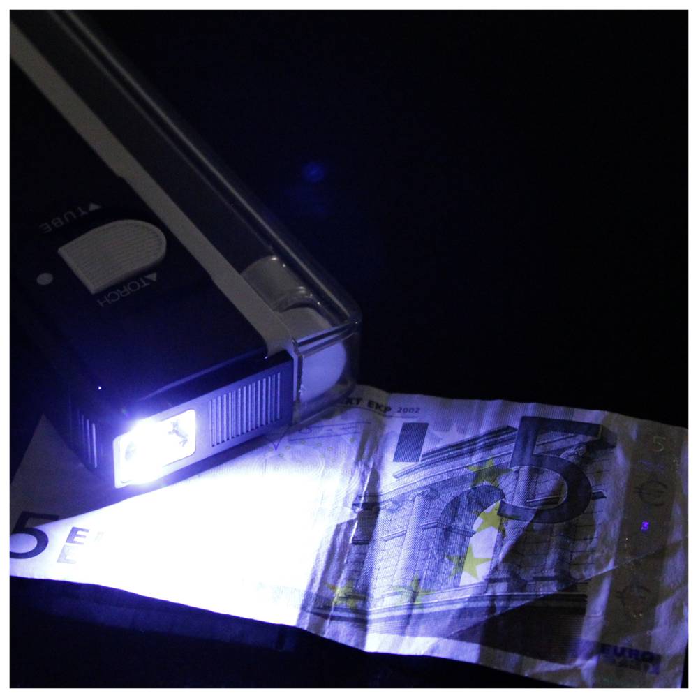 Linterna fluorescente 135mm UV y LED UV