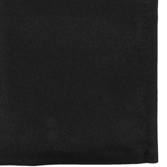 Grembiule da cucina e cameriere 60 x 30 cm nero in vita corta con 3 tasche 3-pack