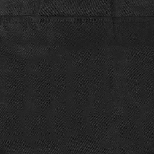 Grembiule da cucina e cameriere 60 x 30 cm nero in vita corta con 3 tasche 3-pack