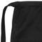 Waiter apron 56 x 47 cm black medium for waist with 2 pockets 2-pack