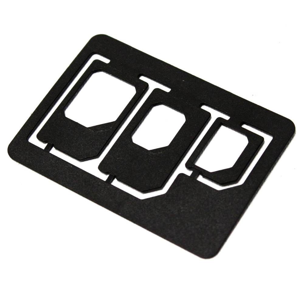 Adaptador de tarjeta nanoSIM microSIM y SIM para teléfono móvil