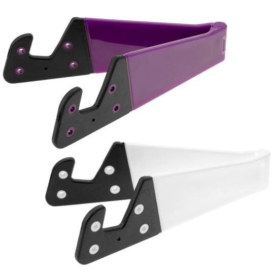 Unterstützung für Handy und Tablet. Faltbare und tragbare Basis