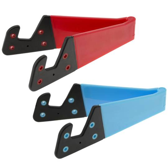 Unterstützung für Handy und Tablet. Faltbare und tragbare Basis