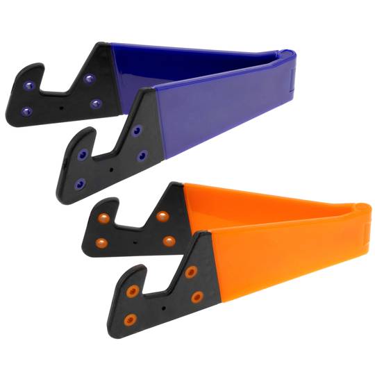 Unterstützung für Handy und Tablet. Faltbare und tragbare Basis