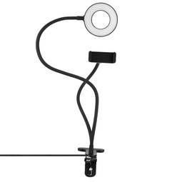 Mobiler Halter mit kreisförmigem LED-Ring 4,8 W. 6500 K.