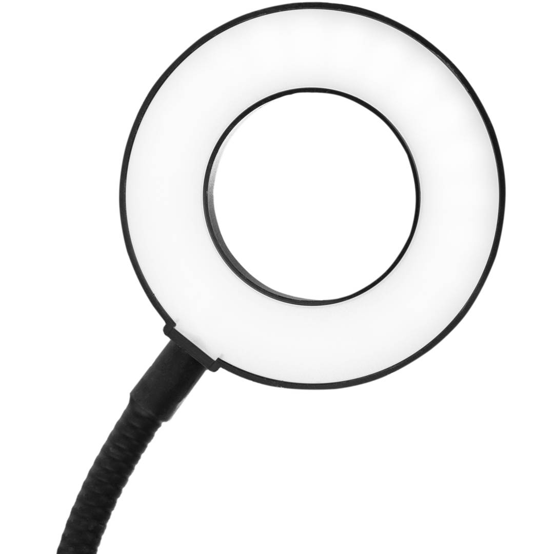 Suport per a mòbil amb anell LED circular 4,8 W 6500 K