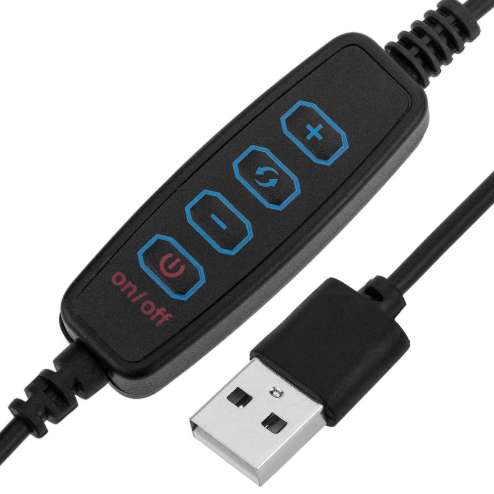 Okrągły pierścień LED 16 cm 9,6 W 6500 K.