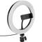 Anello LED circolare 20 cm 14,4 W 6500 K con supporto per cellulare