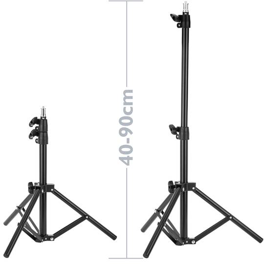 Trípode per anell LED circular de 90 cm