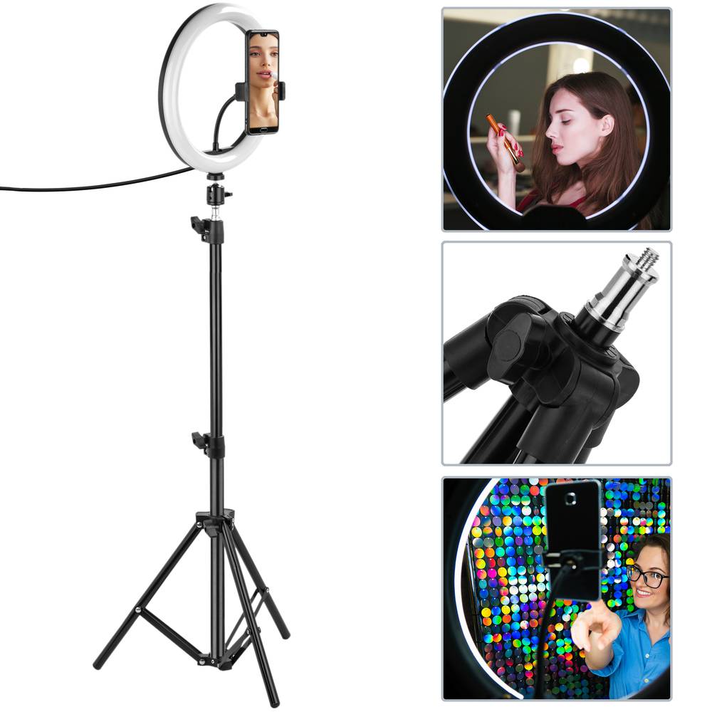 Treppiede ad anello LED circolare da 110 cm