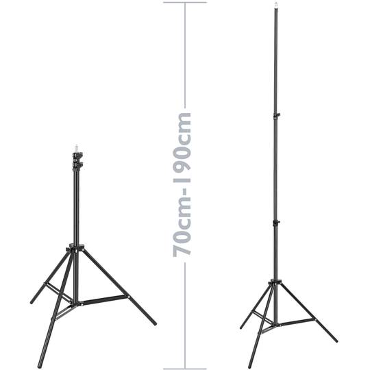 Tripé anelar LED circular 190 cm