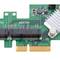 Tarjeta PCIe PCIexpress a SATA3 SATAIII de 2 puertos SATA + 2 puertos mSATA