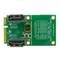 Cartão adaptador SSD mSATA para SATA 2 x 7 pinos