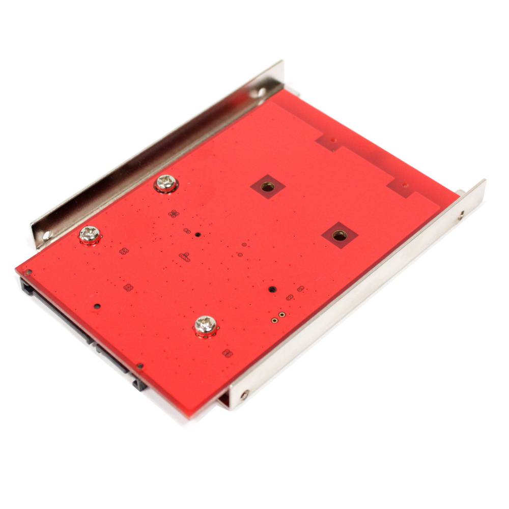 Adaptador SATA 2.5 HDD a mSATA miniSATA amb fixació de topall
