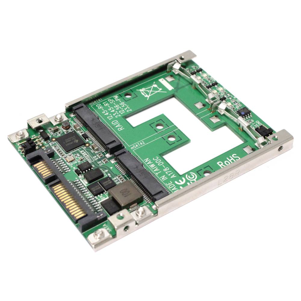 Mini PCIe mSATA 3x7cm SSD to 2.5" SATA Adapter card+USB 7+15  HDD SATA cable 223 