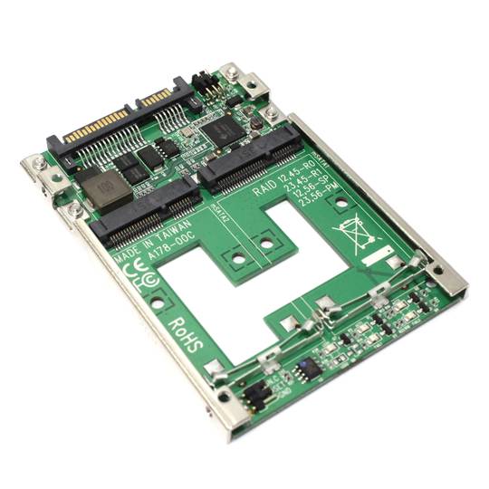 Mini Pcie mSATA SSD 2.5'' SATA Adapter Konverter Card Blue /Green Boar AIP 