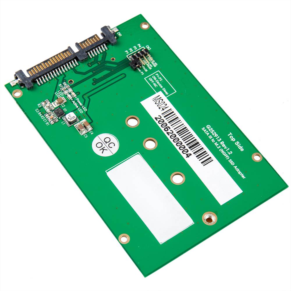 New 1.8 Micro SATA SSD Serial ATA HDD 16 to 22 Pin 2.5 SATA Adapter  Converter