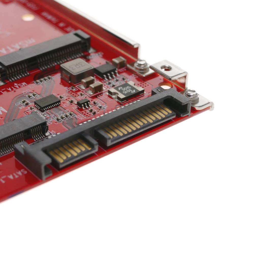 Convertitore adattatore SSD M.2 NGFF mSATA a SATA SSD 2.5