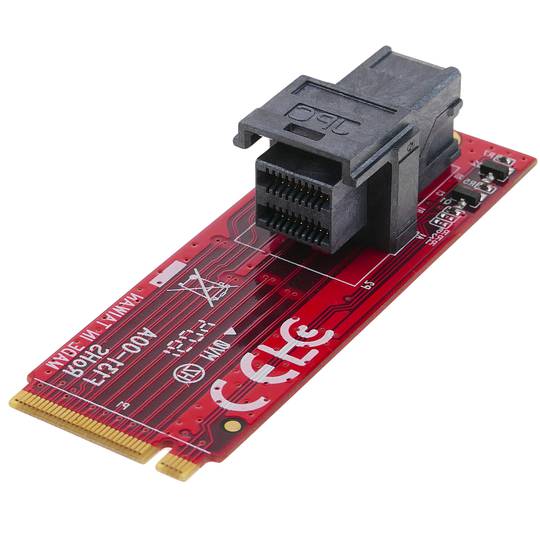 Karta adaptera M.2 z MiniSAS HD SFF-8643 kompatybilna z dyskiem SSD U.2 PCIe-NVMe