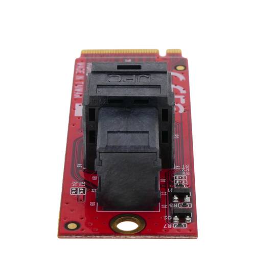 Karta adaptera M.2 z MiniSAS HD SFF-8643 kompatybilna z dyskiem SSD U.2 PCIe-NVMe