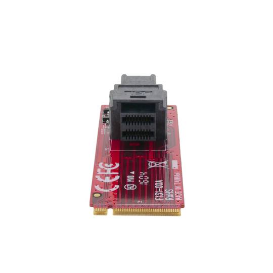 Karta adaptera M.2 z MiniSAS HD SFF-8643 kompatybilna z dyskiem SSD U.2 PCIe-NVMe