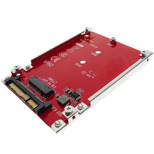 Disk adapter M.2 NVMe SSD to U.2 2.5 NVMe SFF-8639 SSD - Cablematic