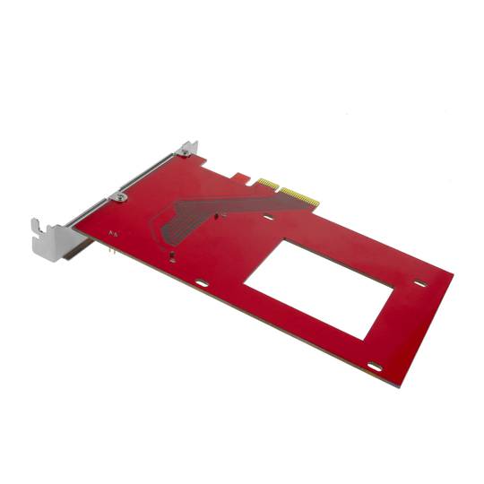 Targeta PCIe PCI Express amb SFF-8639 compatible amb U.2 PCIe-NVMe SSD 2.5