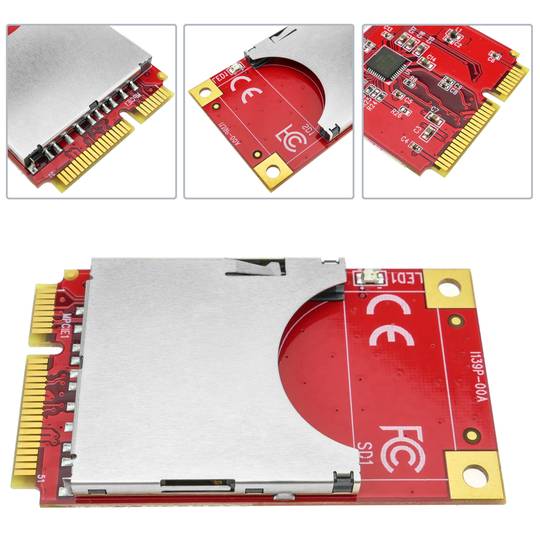 Szybki moduł mini PCIe na SD 3.0