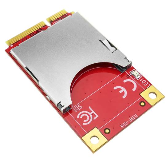 Szybki moduł mini PCIe na SD 3.0