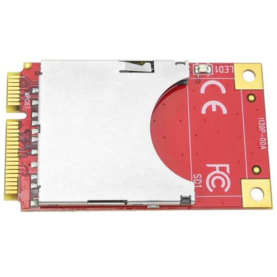 Szybki moduł mini PCIe na SD 3.0