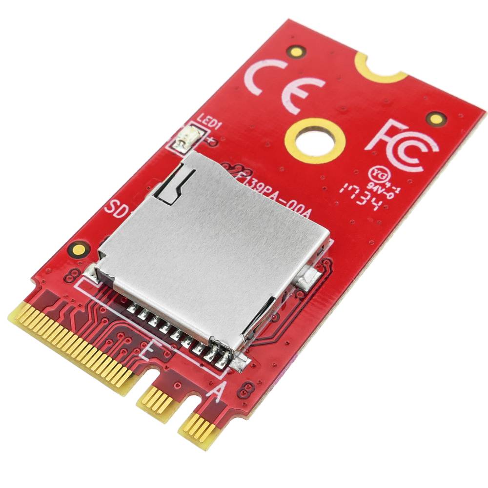 Mòdul Fast PCIe M.2 NGFF (clau A-E) a Micro SD 3.0