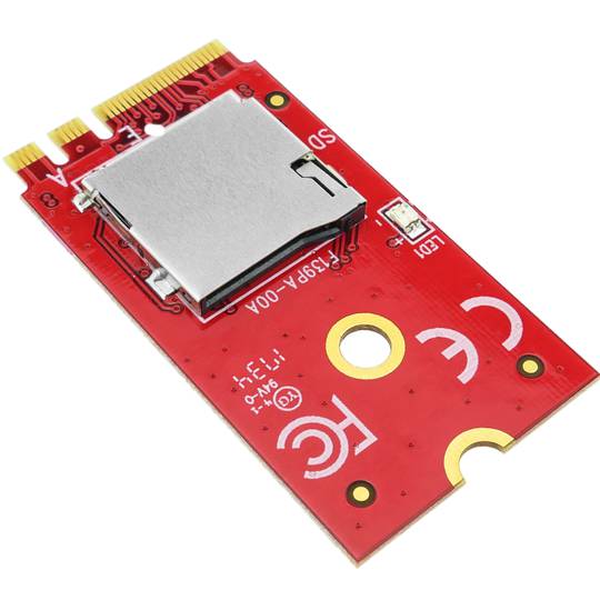 Mòdul Fast PCIe M.2 NGFF (clau A-E) a Micro SD 3.0