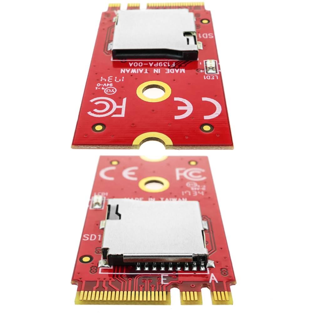 Mòdul Fast PCIe M.2 NGFF (clau A-E) a Micro SD 3.0