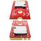 Mòdul Fast PCIe M.2 NGFF (clau A-E) a Micro SD 3.0