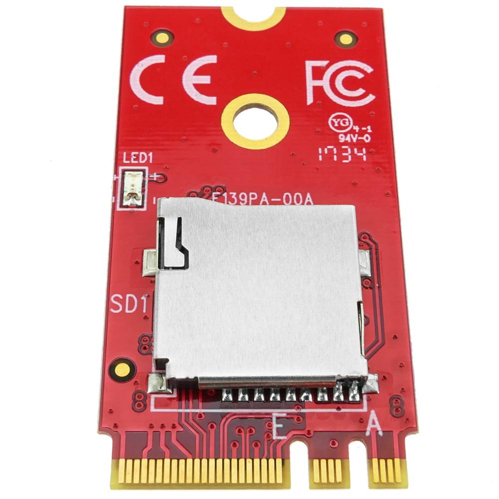Mòdul Fast PCIe M.2 NGFF (clau A-E) a Micro SD 3.0
