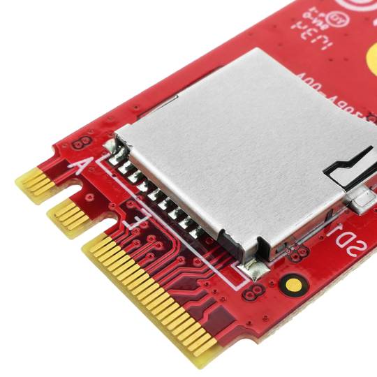 Mòdul Fast PCIe M.2 NGFF (clau A-E) a Micro SD 3.0