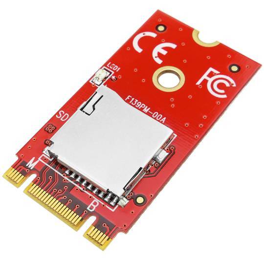 Szybki moduł PCIe M.2 NGFF (klucz BM) do Micro SD 3.0