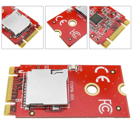 Szybki moduł PCIe M.2 NGFF (klucz BM) do Micro SD 3.0