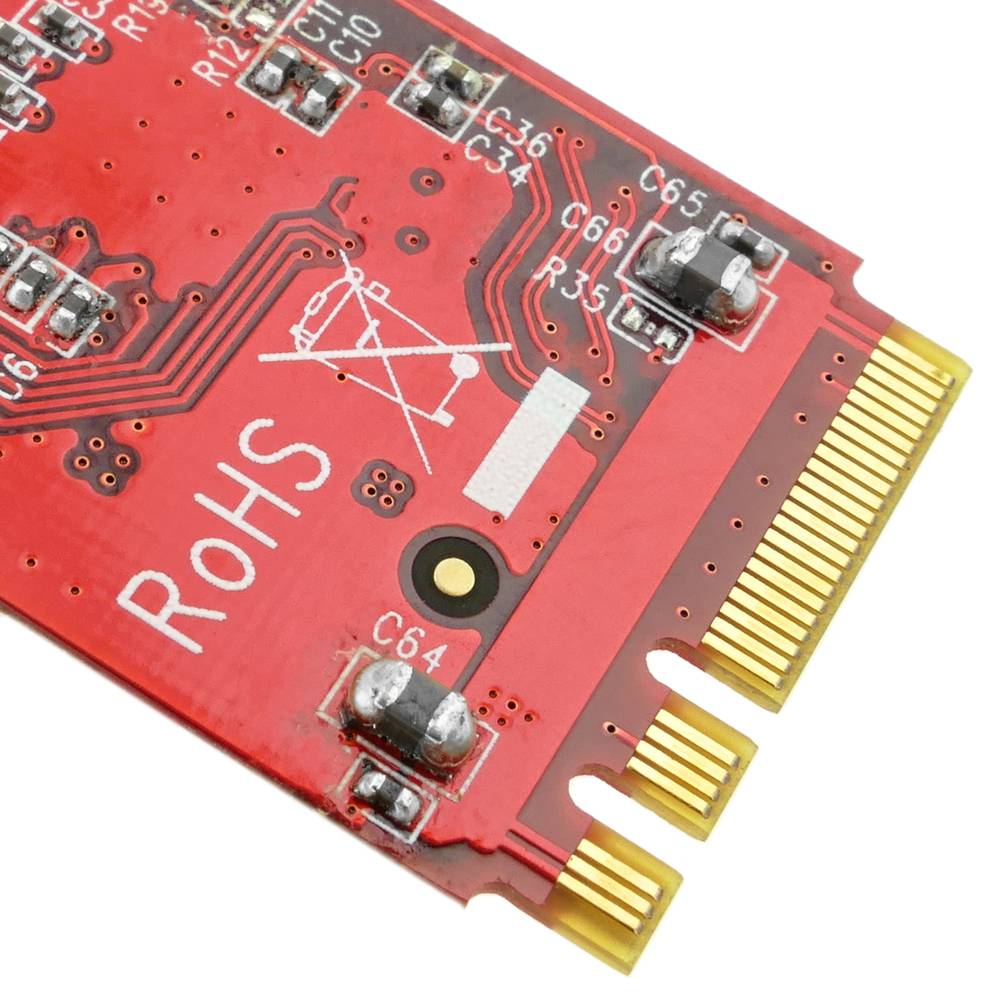 Mòdul Fast PCIe M.2 NGFF (clau A-E) a GigaLAN 1000Base-T Ethernet