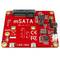 Adapter Raspberry Pi USB to mSATA 15+7 pin
