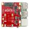 Adapter Raspberry Pi USB to mSATA 15+7 pin