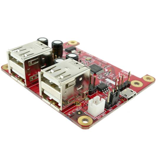 Adaptador Raspberry Pi USB a 4 x USB-A