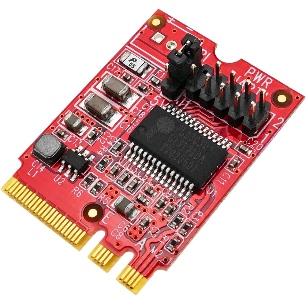 Socket converter module M.2 type AE Sleutel tot RS232-serie