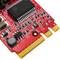 Socket converter module M.2 type AE Sleutel tot RS232-serie