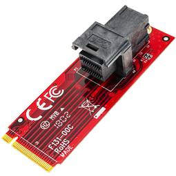 Módulo conversor Socket M.2 tipo M Key para miniSAS HD36pin U.2 NVMe SSD