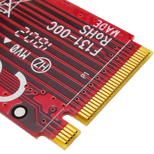 Mòdul convertidor de sòcol M.2 tipus M Key a miniSAS HD36pin U.2 NVMe SSD