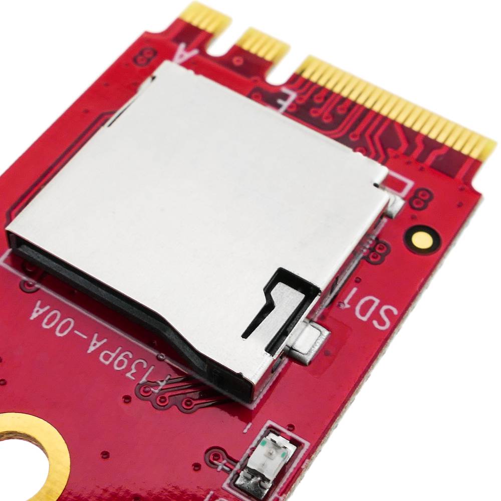 Módulo conversor de zócalo M.2 PCIe A-E Key a MicroSD