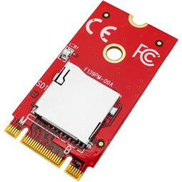 Módulo Conversor de Soquete M.2 PCIe B-M Key para MicroSD